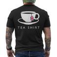 I Love English Tea Uk Flag Fun Novelty Souvenir Memorabilia Men's T-shirt Back Print