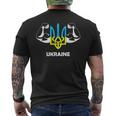 L'ucraina È Potere Emblema Dell'ucraina Trident T-shirt da uomo con stampa posteriore