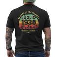 Luglio 1938 86 Anni Compleanno Uomo Donna 1938 T-shirt da uomo con stampa posteriore