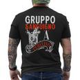 Maglia Divertente A-Peritivo Gruppo Sanguigno A-Peritivo T-shirt da uomo con stampa posteriore