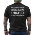 Magliette Uomo Manica Corta Divertenti Io Brucerei I Magri T-shirt da uomo con stampa posteriore