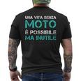 Magliette Uomo Manica Corta Regaloita Senza Motociclismo T-shirt da uomo con stampa posteriore