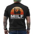 Man I Love Forklifts T-Shirt mit Rückendruck