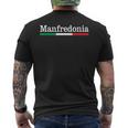 Manfredonia Città Italiana Bandiera Italia T-Shirt mit Rückendruck