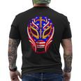 Maschera Da Wrestling Messicano T-shirt da uomo con stampa posteriore