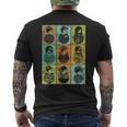 Matroschka Muster Retro Stil Intage T-Shirt mit Rückendruck