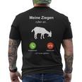 Meine Goat My Goat T-Shirt mit Rückendruck