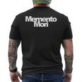 Memento Mori Remember You Must Die T-shirt da uomo con stampa posteriore