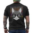 Meno Dramma Più Musica Techno E Gatti T-shirt da uomo con stampa posteriore