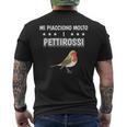 Mi Piacciono Molto I Pettirossi Accessori Pettirosso T-shirt da uomo con stampa posteriore