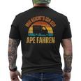 Mir Reicht's Ich Geh Ape Fahren Cult Tricycleespacar 50 T-Shirt mit Rückendruck