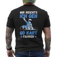 Mir Reichts Ich Geh Go Kart Driving Racing Kart Gokart Boys' T-Shirt mit Rückendruck