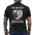 Mir Reichts Ich Geh Zu Mein Rabbit S T-Shirt mit Rückendruck