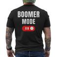 Modalità Boomer Su Boomer Divertenti Boomer Orgoglioso T-shirt da uomo con stampa posteriore