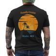 Modo Crucero Familiar Enacaciones Retro Al Atardecer Camiseta Hombre Estampado Espalda