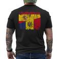 Moldavia España Bandera De La Amistad Moldavia Camiseta Hombre Estampado Espalda