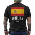 Mollina Spanien Es Flagge Stadt Bandera T-Shirt mit Rückendruck