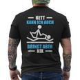 Nett Kann Ich Auch Physiotherapeut Physiotherapie T-Shirt mit Rückendruck