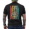 Nivel 18 Desbloqueado Boda Del 18º Aniversario Camiseta Hombre Estampado Espalda