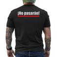 No Pasaran Démocratie Démocratie Droits D'interrogation T-shirt imprimé au dos