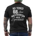 No Tengo 66 Años Tengo 18 Con 48 De Experiencia Cumpleaños Camiseta Hombre Estampado Espalda