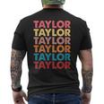 Nomeintage Taylor I Love Taylor T-shirt da uomo con stampa posteriore
