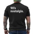 Nostalgia Degli Anni '90 T-shirt da uomo con stampa posteriore