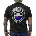 Nuova Zelanda Rugby Ingranaggio Bandieraintage Sport T-shirt da uomo con stampa posteriore