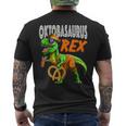 Oktoberfest T-Rex Lederhosen Dinosaur Bavarian Children's T-Shirt mit Rückendruck