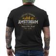 Olandaacanze Souvenir Amsterdam T-shirt da uomo con stampa posteriore
