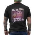 Opossum Meme Ich Denke Nicht Deshalb Bin Ich Nicht Possum T-Shirt mit Rückendruck