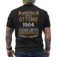 Ottobre 1964Intage Maglia 60 Compleanno Anni Uomo Donna T-shirt da uomo con stampa posteriore