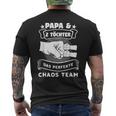 Papa & 2 Töchter Chaosteam Papa 2 Töchter T-Shirt mit Rückendruck