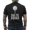Par- Squad Golf Sport Cool Golf Lovers Men's T-shirt Back Print