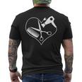 Parrucchiere Parrucchiere T-shirt da uomo con stampa posteriore