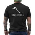 I Have Potenzial Energy Divertente Matematica Fisica Jokes Matematica T-shirt da uomo con stampa posteriore