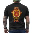 Prepare To Die D20 T-shirt da uomo con stampa posteriore