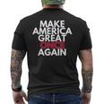 President Trump Make America Great Once Again 2024 Maga Men's T-shirt Back Print