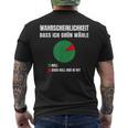 Probability Dass Ich Gegen Grüne Grün Nein Danke T-Shirt mit Rückendruck