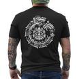 Quetzalcoatl Maya Aztec Antique Symbol T-Shirt mit Rückendruck