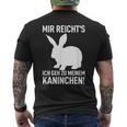 Rabbit Mir Reicht's Ich Geh Zu Meinem Rabbit T-Shirt mit Rückendruck