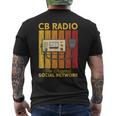 Radioaficionados Operador De Radio Red Social Original Camiseta Hombre Estampado Espalda