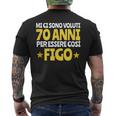 Regalo Divertente Compleanno Nati 1951 Settanta 70 Anni Uomo T-shirt da uomo con stampa posteriore
