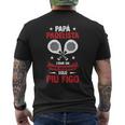 Regalo Giocatori Di Padel Papà Padelista T-shirt da uomo con stampa posteriore