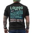 Regalo Scherzo Di Laurea Ingegneria Gestionale Divertente T-shirt da uomo con stampa posteriore