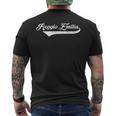 Reggio Emilia Italia Cittàintage Old School Style T-shirt da uomo con stampa posteriore