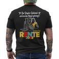 Rente Pension 2023 Forklift T-Shirt mit Rückendruck