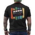 Retro Style Old School Tape Cassetteintage Mixtape T-Shirt mit Rückendruck