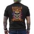 Robello The Man The Myth The Legend Personalized Last Name Men's T-shirt Back Print