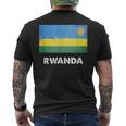 Ruanda Flag Jersey Ruanda T-Shirt mit Rückendruck